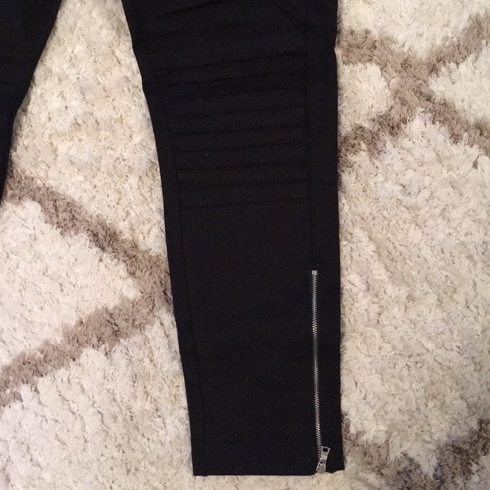 Gap moto pointe true black pants - Picture 2 of 6